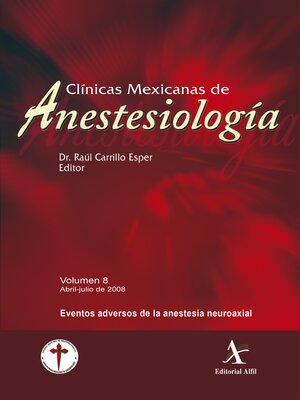 cover image of Eventos adversos de la anestesia neuroaxial